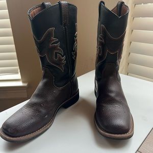 Little Boy Brown Western Boots Size 13 in Little Boy